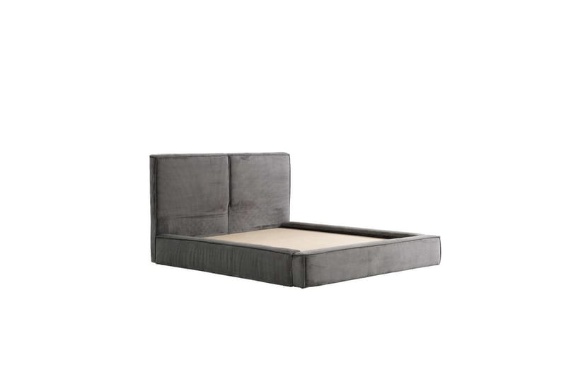 Dobbeltsengsbase & Hovedgærde Kuro Grøn - 210 x 28 x 230 cm - Møbler - Senge - Sengeramme & sengestel