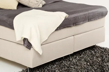 Dolly kontinentalseng 160x200 cm - Beige - Møbler - Senge - Kontinentalsenge