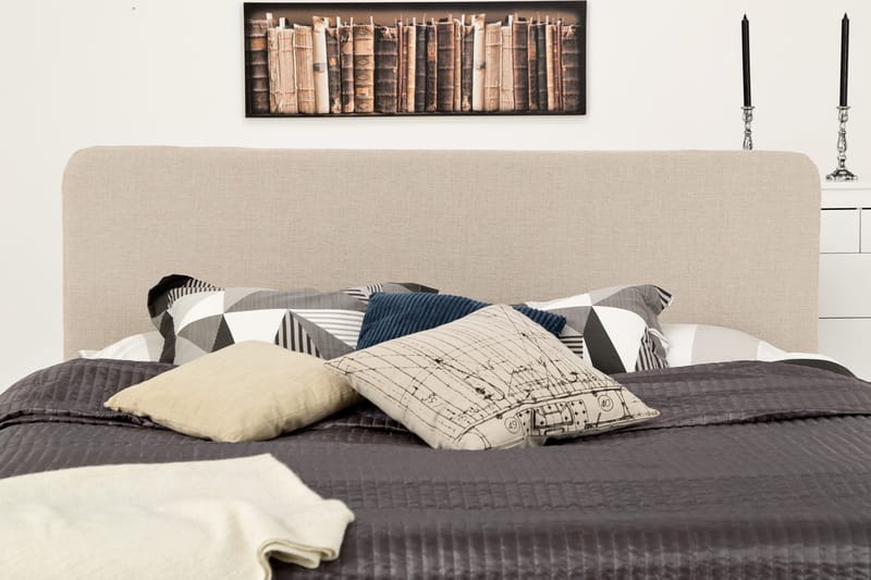 Dolly kontinentalseng 160x200 cm - Beige - Møbler - Senge - Kontinentalsenge