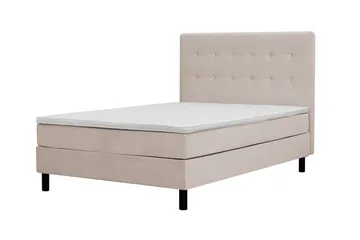 Dream Komplet sengepakke 120x200 cm Knapper - Beige - Møbler - Senge - Komplet sengepakke