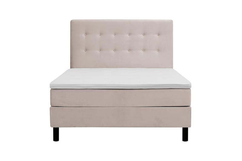 Dream Komplet Sengepakke 120x200 cm Knapper - Beige - Møbler - Senge - Kontinentalsenge