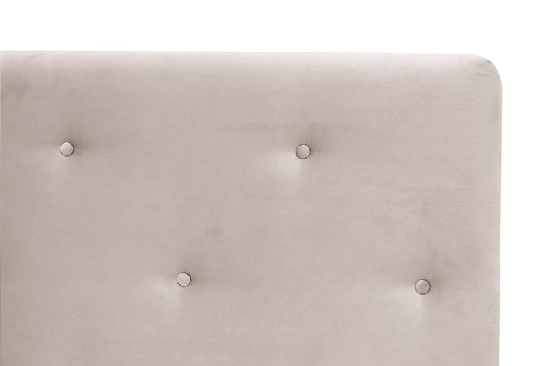 Dream Komplet Sengepakke 140x200 cm Asymmetriske knapper - Beige - Møbler - Senge - Kontinentalsenge