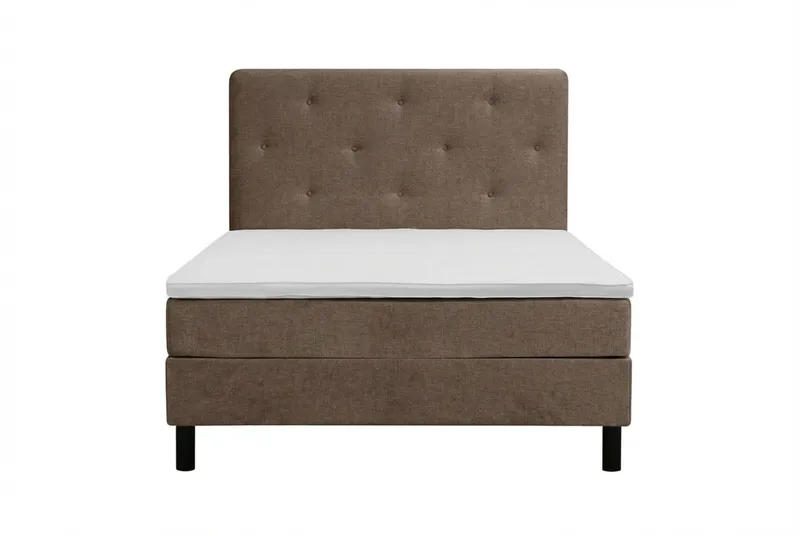 Dream komplet sengepakke 140x200 cm asymmetriske knapper, Brun