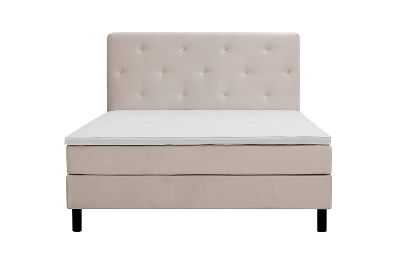 Dream Komplet Sengepakke 150x200 cm Asymmetriske knapper, Beige