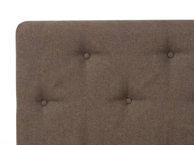 Dream Komplet Sengepakke 150x200 cm Asymmetriske knapper - Brun - Møbler - Senge - Kontinentalsenge
