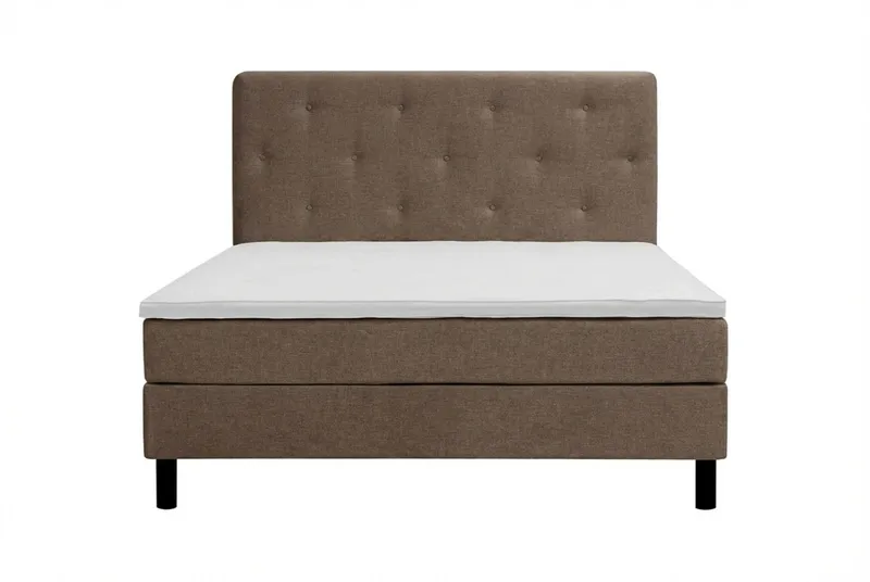 Dream Komplet Sengepakke 150x200 cm Asymmetriske knapper, Brun