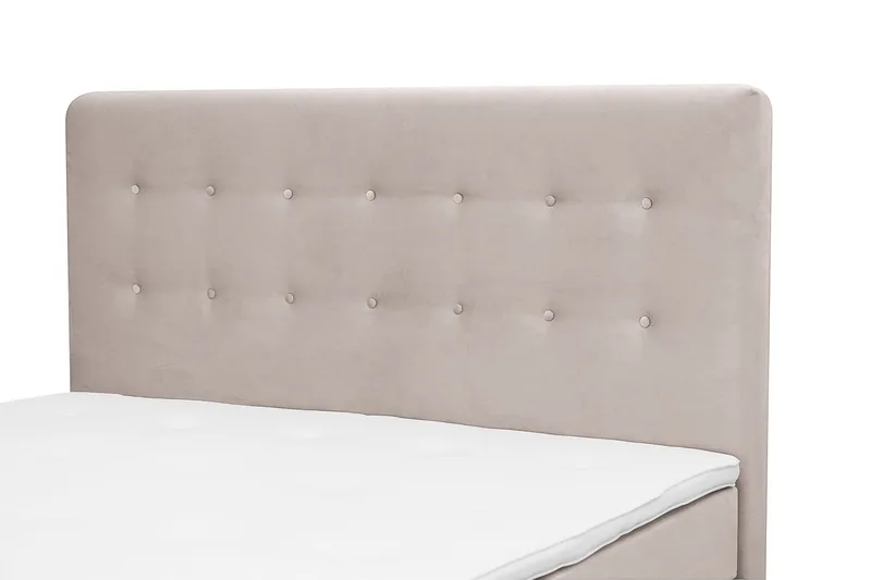Dream Komplet Sengepakke 150x200 cm Knapper - Beige - Møbler - Senge - Kontinentalsenge
