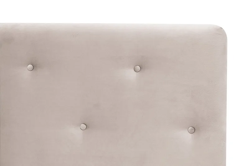 Dream Komplet Sengepakke 160x200 cm Asymmetriske knapper - Beige - Møbler - Senge - Kontinentalsenge