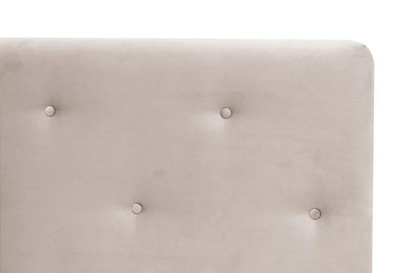 Dream Komplet Sengepakke 160x200 cm Asymmetriske knapper - Beige - Møbler - Senge - Kontinentalsenge