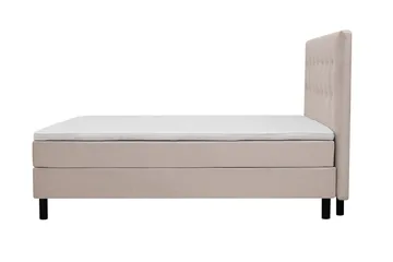 Dream Komplet sengepakke 160x200 cm Knapper - Beige - Møbler - Senge - Kontinentalsenge