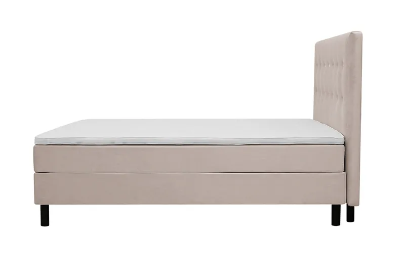 Dream Komplet Sengepakke 160x200 cm Knapper - Beige - Møbler - Senge - Kontinentalsenge