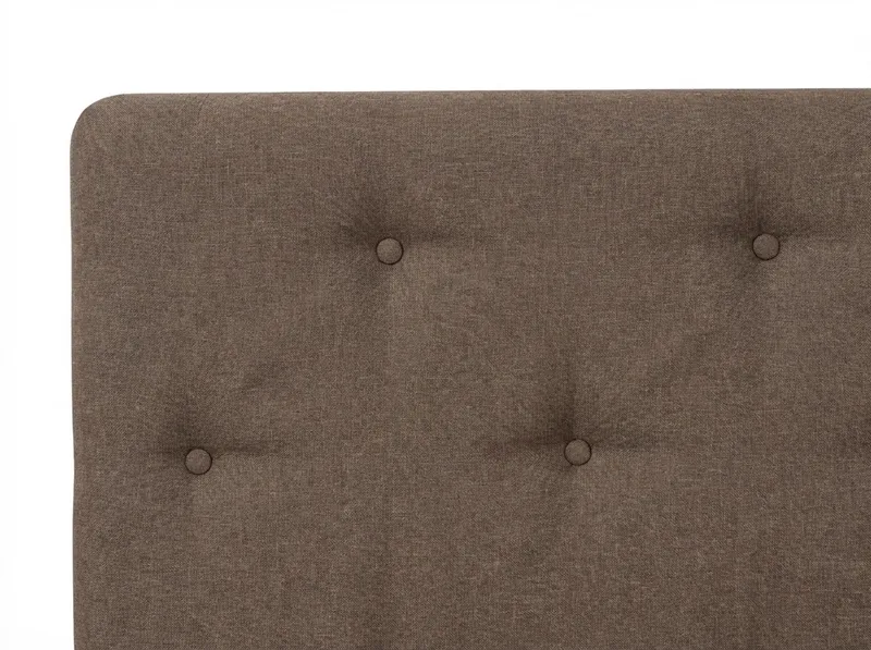 Dream Komplet Sengepakke 180x200 cm Asymmetriske knapper - Brun - Møbler - Senge - Kontinentalsenge