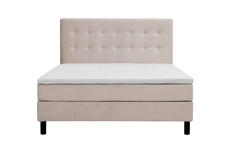 Dream Komplet Sengepakke 180x200 cm Knapper - Beige - Møbler - Senge - Kontinentalsenge