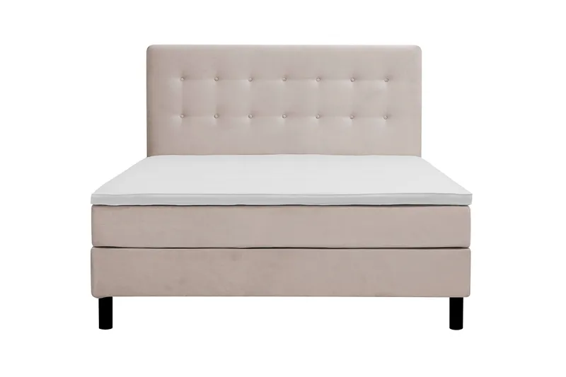 Dream Komplet Sengepakke 180x200 cm Knapper - Beige - Møbler - Senge - Kontinentalsenge