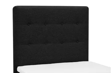 Dream komplet sengepakke 90x200 cm knapper - Sort - Møbler - Senge - Komplet sengepakke