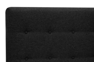 Dream komplet sengepakke 90x200 cm knapper - Sort - Møbler - Senge - Komplet sengepakke