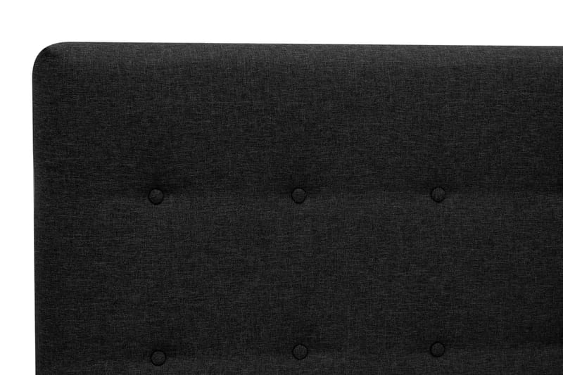 Dream komplet sengepakke 90x200 cm knapper - Sort - Møbler - Senge - Komplet sengepakke