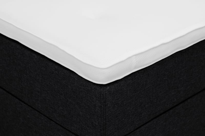 Dream komplet sengepakke 90x200 cm knapper - Sort - Møbler - Senge - Komplet sengepakke
