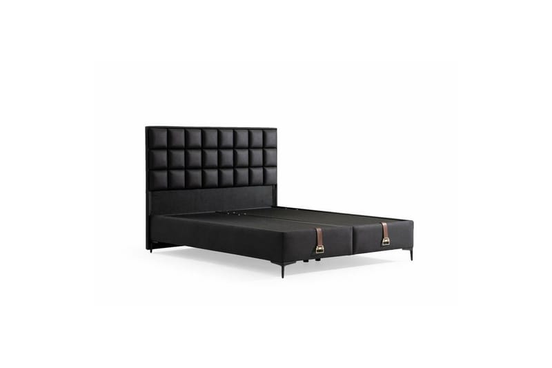 Drelna Sengestel 100x200 cm - Sort - Møbler - Senge - Sengeramme & sengestel