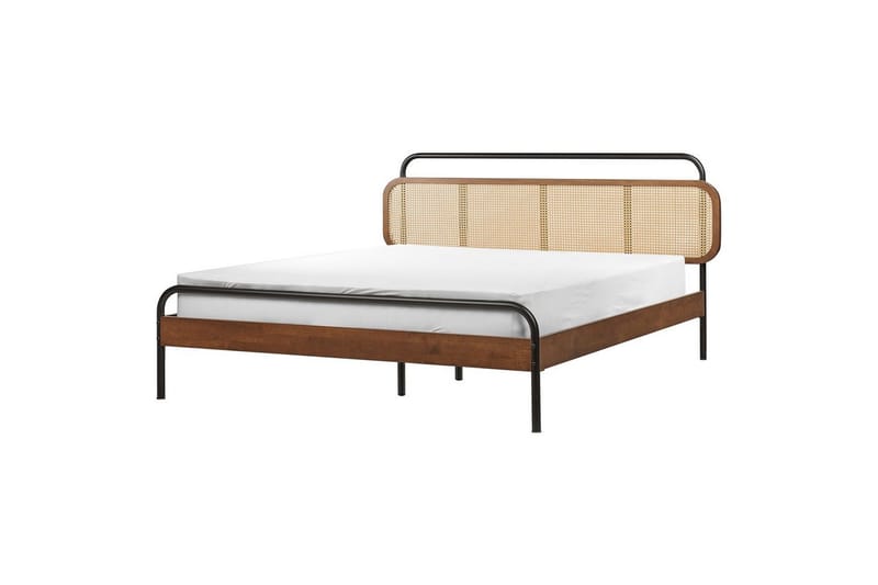 Dubbelsäng Beliani Boussicourt med lamellram 140x200 cm 160x200, undefined