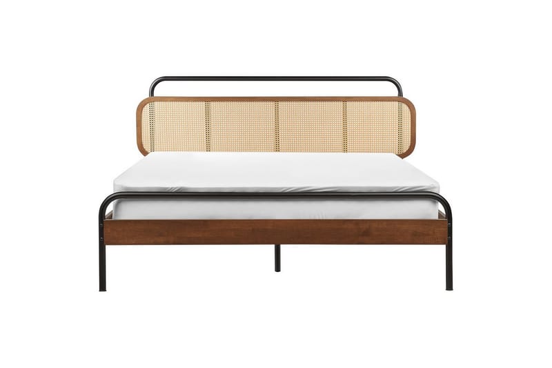 Dubbelsäng Beliani Boussicourt med lamellram 140x200 cm 160x200 - Møbler - Senge - Dobbeltsenge