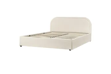 Dubbelsäng Beliani Quillien med förvaring 140x200 cm 160x200 - Møbler - Senge - Seng med opbevaring