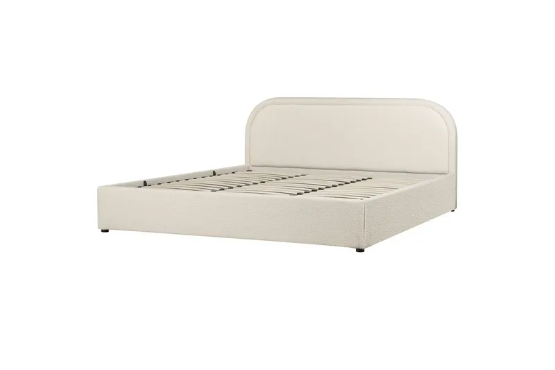 Dubbelsäng Beliani Quillien med förvaring 140x200 cm 180x200 - Møbler - Senge - Seng med opbevaring