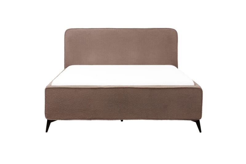 Dubbelsäng Beliani Valognes med lamellram 160x200 cm 160x200 - Møbler - Senge - Sengeramme & sengestel