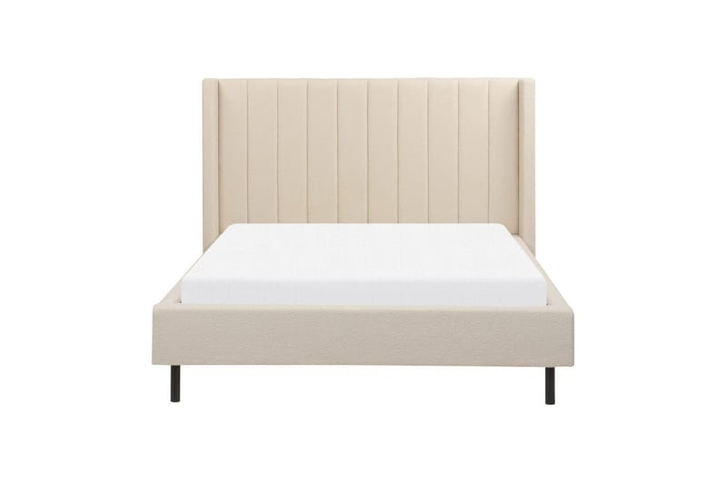 Dubbelsäng Beliani Villette med lamellram 140x200 cm 140x200 - Møbler - Senge - Sengeramme & sengestel