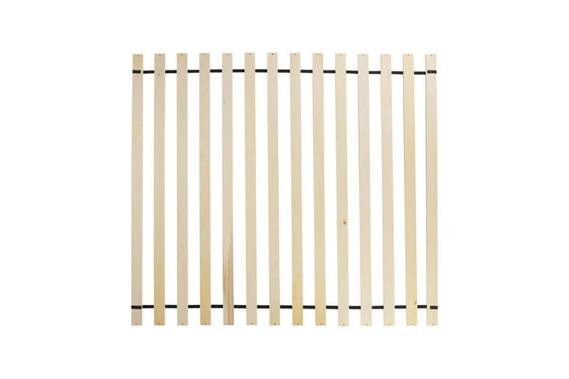 Dubbelsäng Beliani Vinay med lamellram Beige, 160x200 cm Beige 160x200 - Møbler - Senge - Sengeramme & sengestel