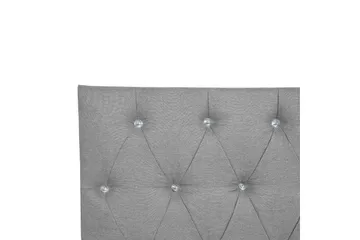 Dulcina Sengeramme 160x200 cm - Grå - Møbler - Senge - Kontinentalsenge