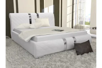 Dynir Sengeramme 140x200 cm - Hvid - Møbler - Senge - Sengeramme & sengestel