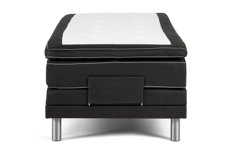 Detroit Justerbar Seng 90x200 cm Hæv og sænk, sort