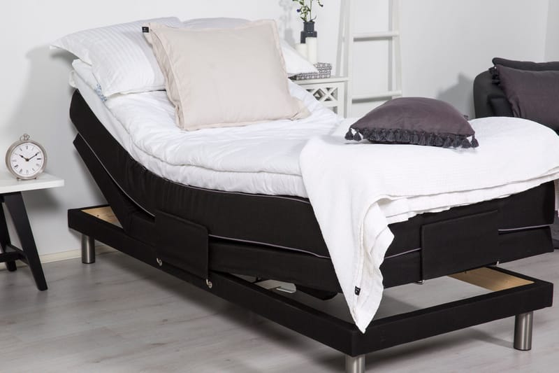 Detroit Justerbar Seng 90x200 cm Hæv og sænk - sort - Møbler - Senge - Elevationsseng