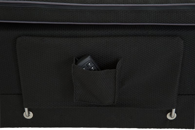 Royal Elevationsseng 90x200 - Sort - Møbler - Senge - Elevationsseng