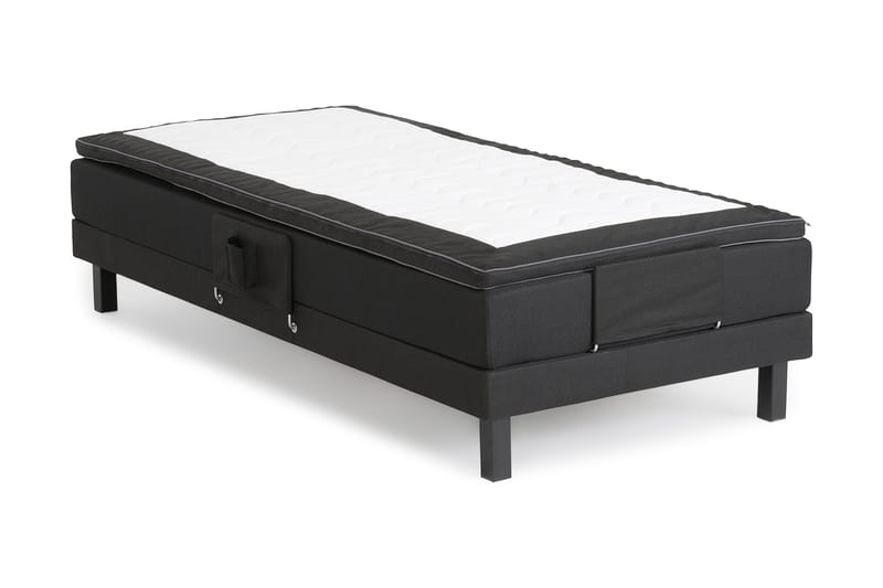 Royal Elevationsseng 90x200 - Sort - Møbler - Senge - Elevationsseng