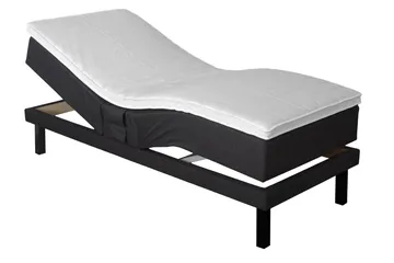 Select Justerbar Seng 80x200 cm - Sort - Møbler - Senge - Elevationsseng