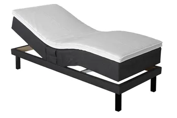 Select Justerbar Seng 90x200 cm - Mørkegrå - Møbler - Senge - Elevationsseng