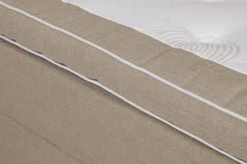Sheraton Elevationsseng 90x200 Medium Linonso - Beige - Møbler - Senge - Elevationsseng