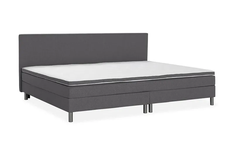 Ella Familieseng Sengepakke 280x200  cm - (+Flere valg) Mørkgrå - Møbler - Senge - Komplet sengepakke