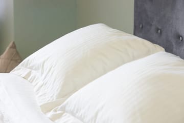 Ella Sengepakke 120x200 cm Pikeret Gavl - Lys grå / velour - Møbler - Senge - Komplet sengepakke