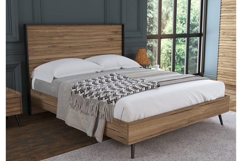 Elspet Sengestel 169x205 cm, Brun