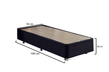 Endulanie Sengeramme 90x190 cm - Sort - Møbler - Senge - Sengeramme & sengestel