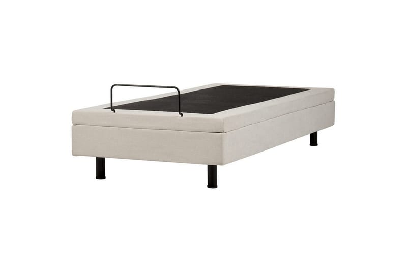 Enkelsäng Beliani Duke II Ljusbeige, 90x200 cm Beige - Møbler - Senge - Enkeltsenge