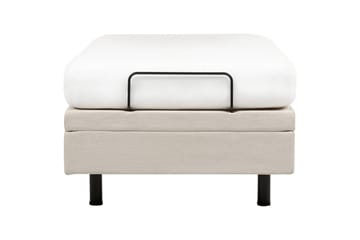 Enkelsäng Beliani Duke II Ljusbeige, 90x200 cm Beige - Møbler - Senge - Enkeltsenge