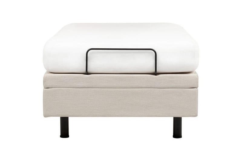 Enkelsäng Beliani Duke II Ljusbeige, 90x200 cm Beige - Møbler - Senge - Enkeltsenge