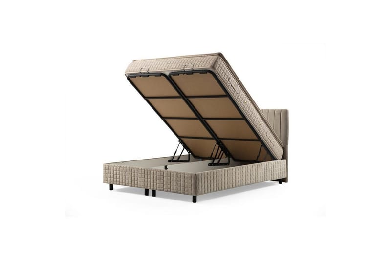 Enkeltmadras, base og hovedgærde Sudamal Sæt Brun - 90 x 114 x 190 cm - Møbler - Senge - Komplet sengepakke