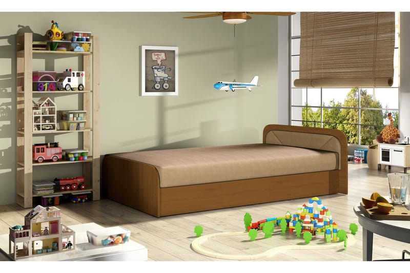 Bohi Rammeseng 80x190 cm - Beige - Møbler - Senge - Enkeltsenge