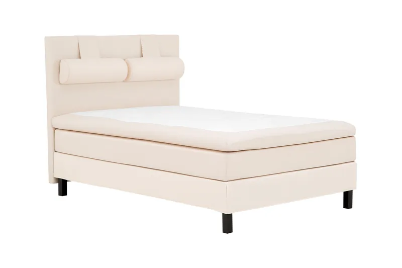 Lucky Kontinentalseng 120x200 Memorymadras - Beige - Møbler - Senge - Enkeltsenge