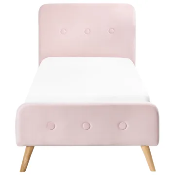 Enkeltseng Rennes - Pastelrosa - Møbler - Senge - Sengeramme & sengestel